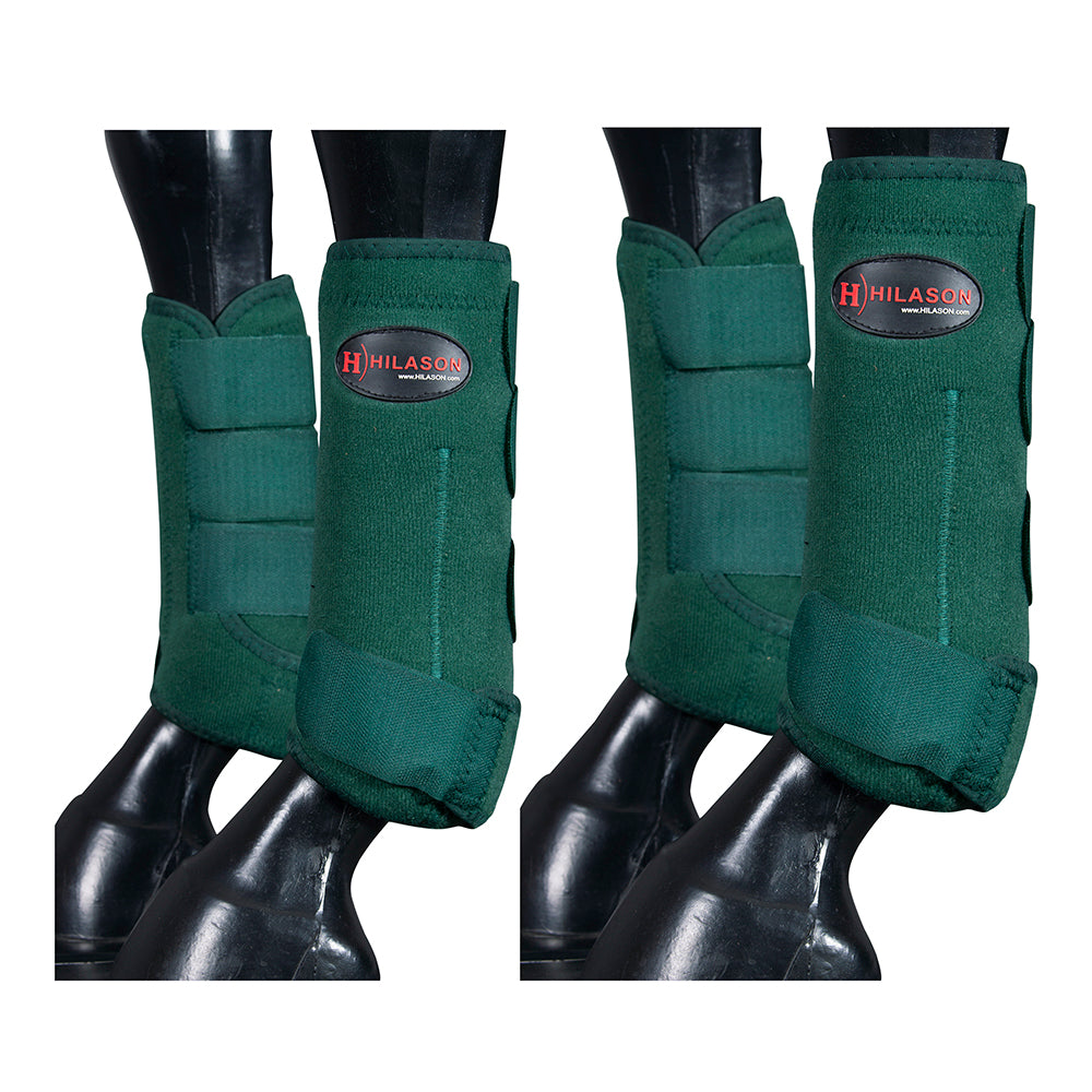 HILASON L M S Horse Front Rear Hind Leg Sport Boots 2 Pack | 4 Jumping