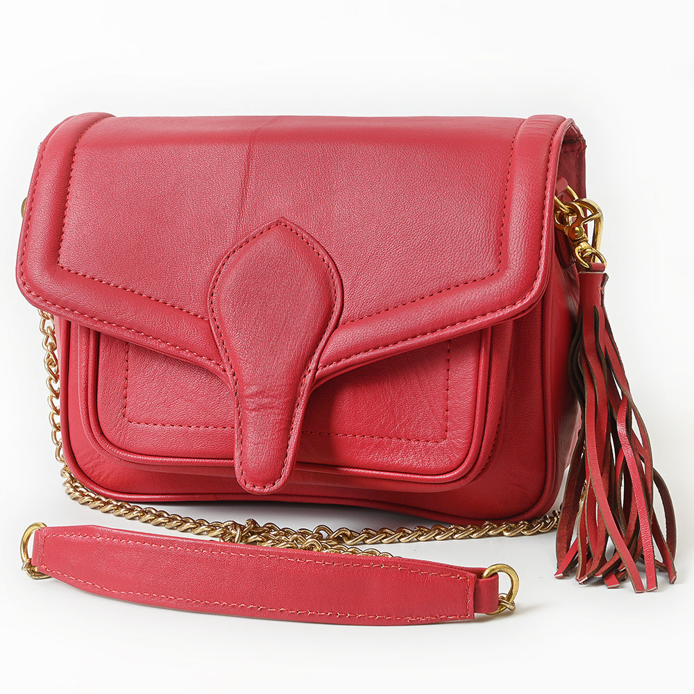 Never Mind Crossbody Genuine Leather Women Bag Western Handbag Purse