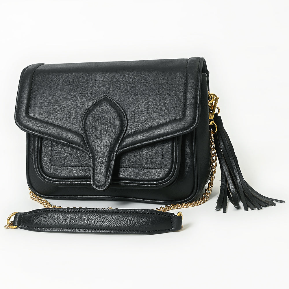 Never Mind Crossbody Genuine Leather Women Bag Western Handbag Purse