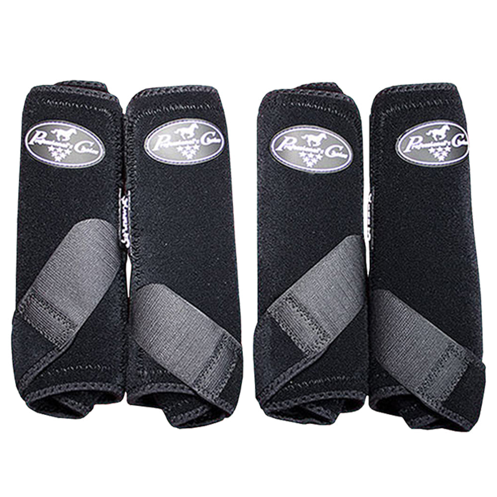 Professional Choice Smb3 Sports Medicine Horse Boots Medium Black Set Of 4