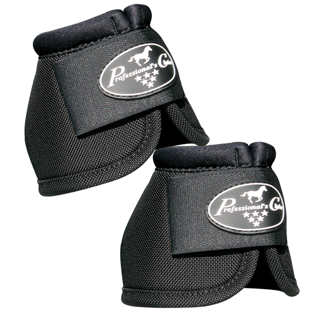 Professional Choice Tack Ballistic Overreach Horse Bell Boots Black