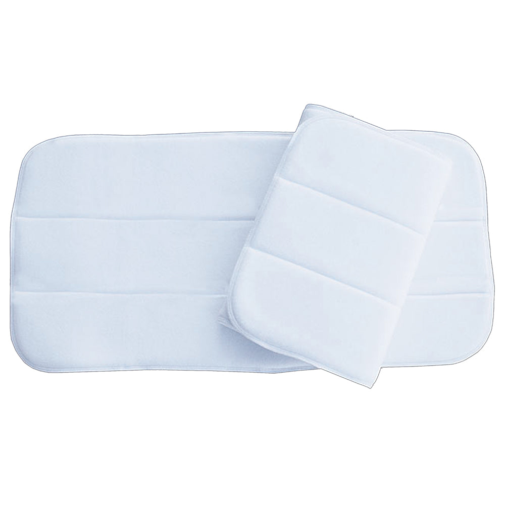 White Professionals Choice Horse No-Bow Bandage Leg Wrap Rear