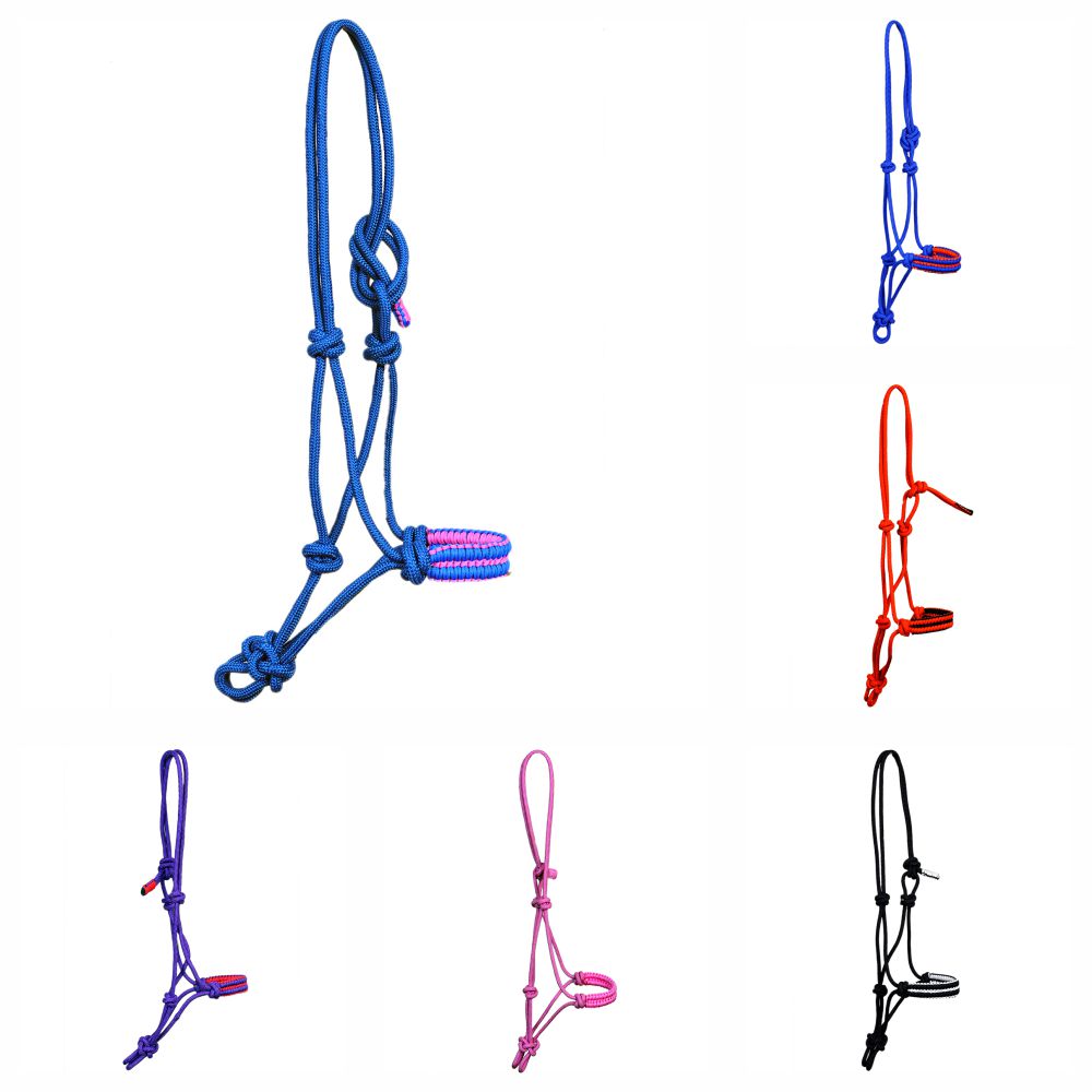 Hilason Western Horse Braided Poly Rope Tack Halter