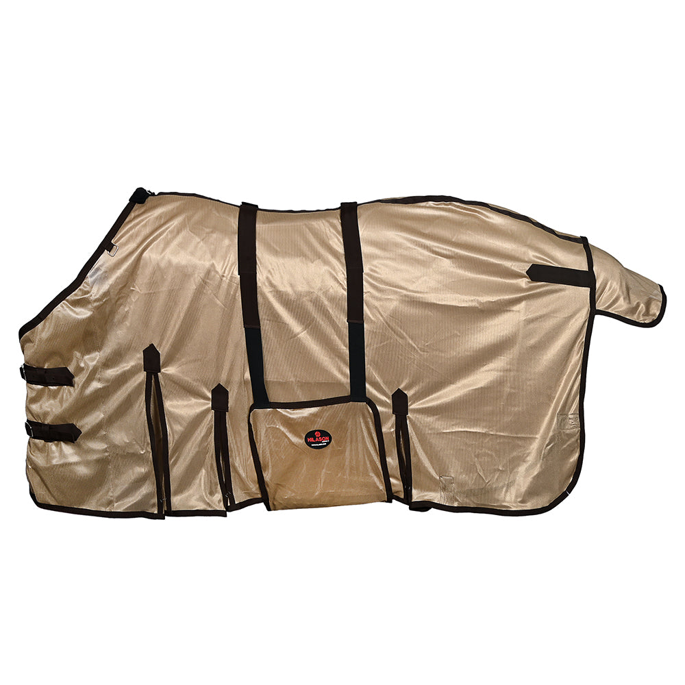 HILASON Horse Fly Sheet - Summer Spring UV Protection Mesh Bug Mosquito FlySheet for Horses | Fly-Sheet