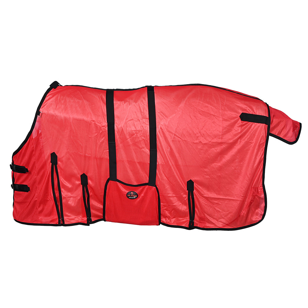 HILASON Horse Fly Sheet - Summer Spring UV Protection Mesh Bug Mosquito FlySheet for Horses | Fly-Sheet