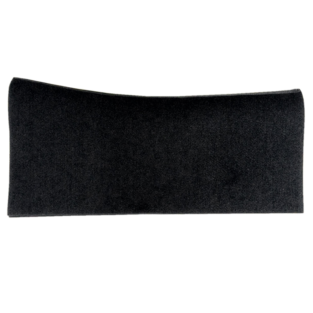HILASON Western Wool Felt Horse Saddle Pad W/ Distressed Wear Leather | for Horses