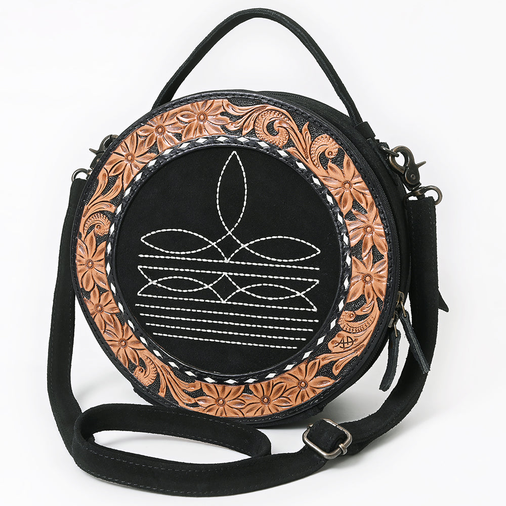 American Darling Canteen Bag Beautifully Suede Leather women Handbag