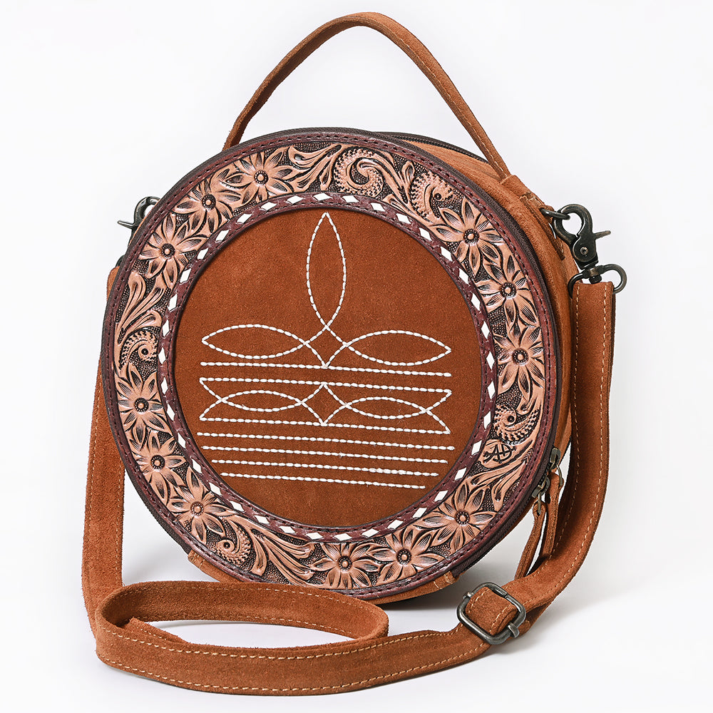 American Darling Canteen Bag Beautifully Suede Leather women Handbag