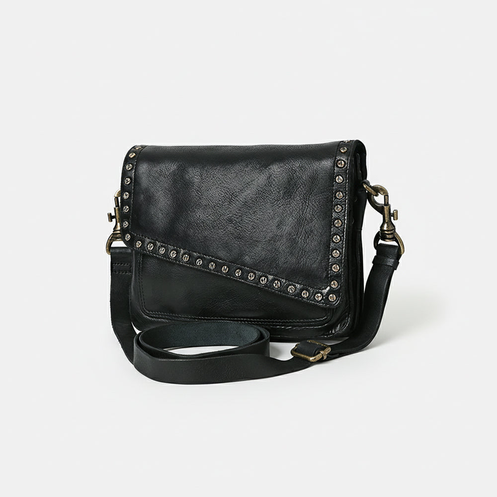 Spaghetti Western Crossbody Genuine Leather Women Bag Handbag Purse