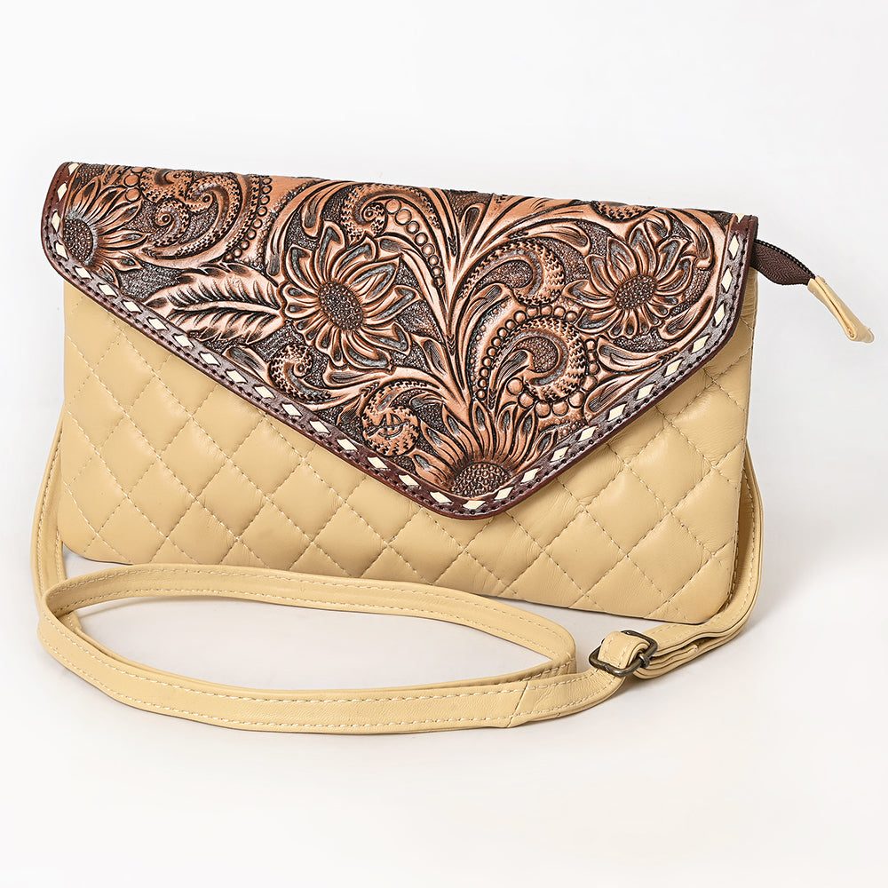 American Darling Wallet Genuine Western Leather Women Bag | Handbag Purse Hand Tooled Travel Jewelry Case