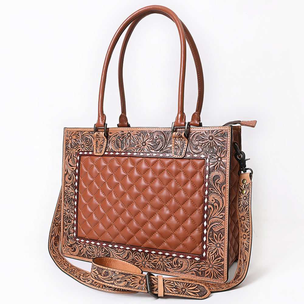American Darling Tote Hand Tooled Genuine Leather Western Women Bag Handbag Purse | Travel Bags
