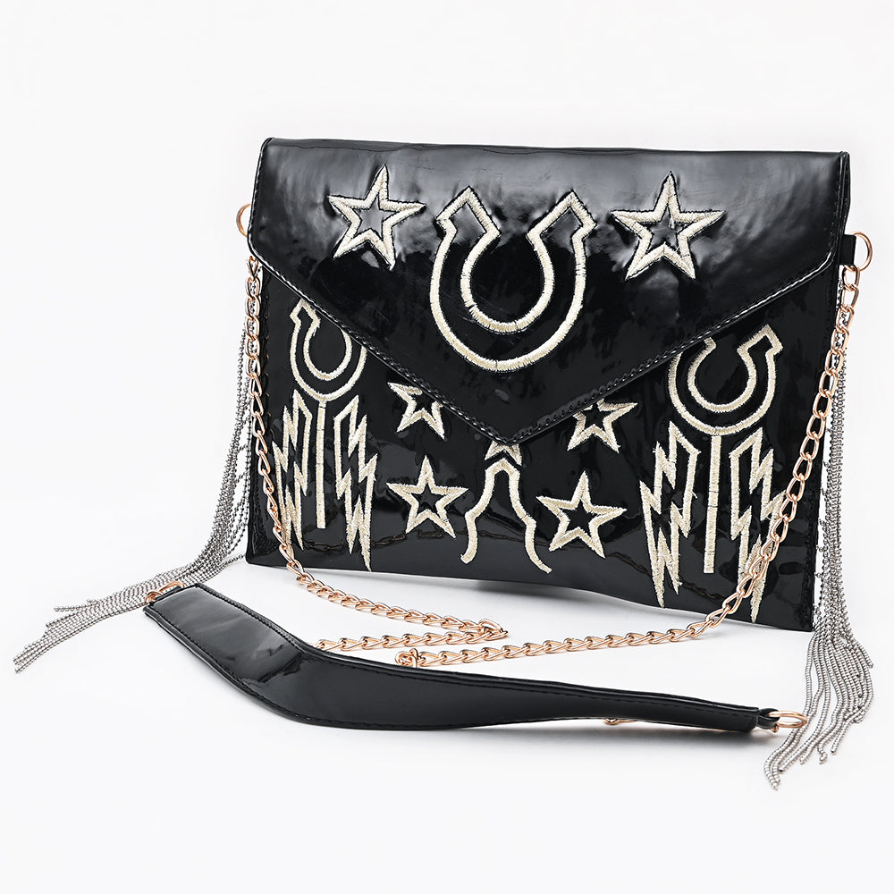 American Darling Envelope Bag Beautifully Embosed Leather women