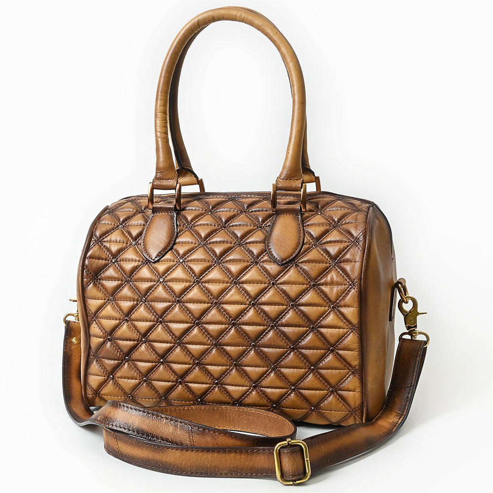 American Darling Tote Bag Beautifully Quilted Genuine Leather women