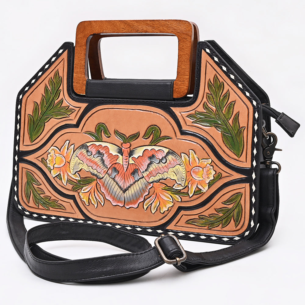 American Darling Clutch Beautifully Hand Painted Genuine Leather women handbag