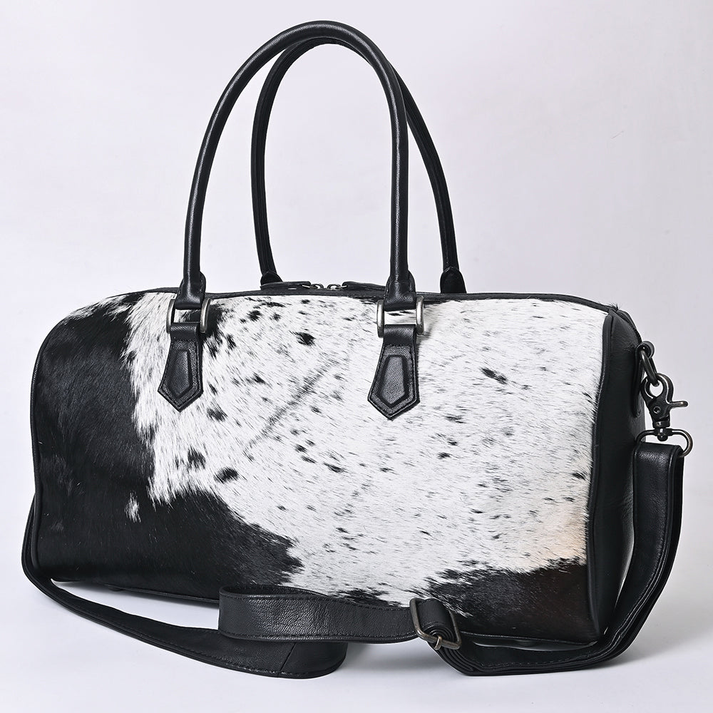 American Darling Duffel bag Beautifully Hair On Leather women Handbag