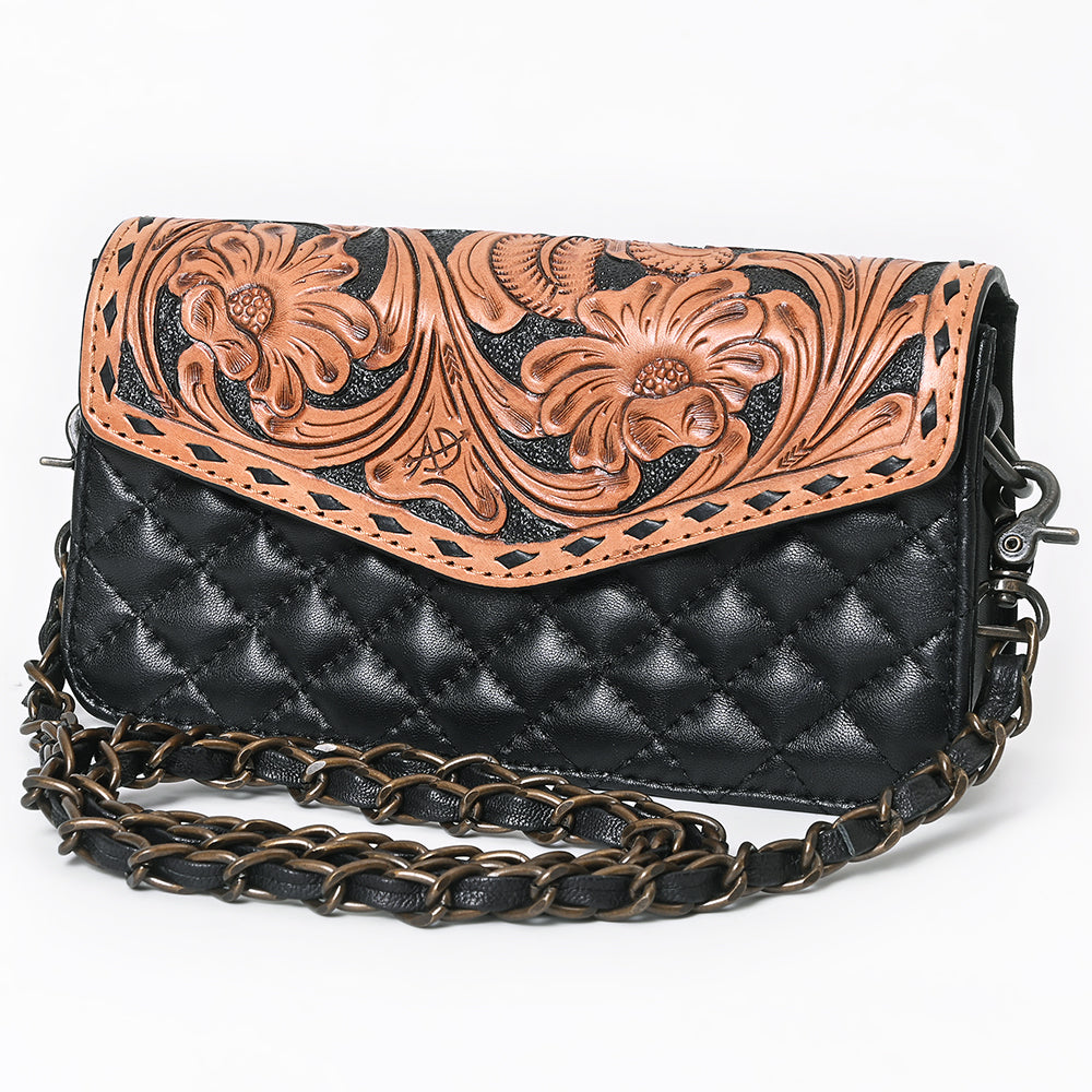 American Darling Small Crossbody Beautifully Hand tooled Leather women bag