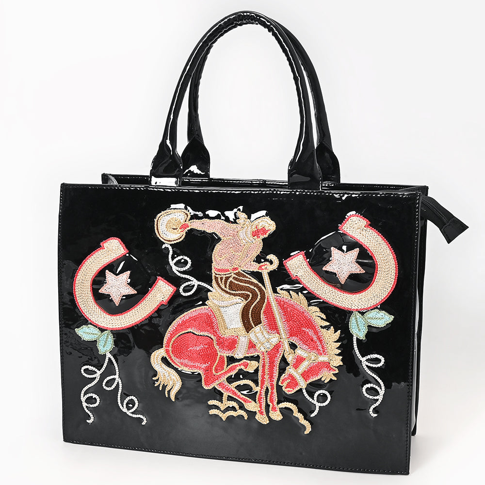 American Darling Tote Hand Carved Genuine Leather Women Bag Western Handbag Purse