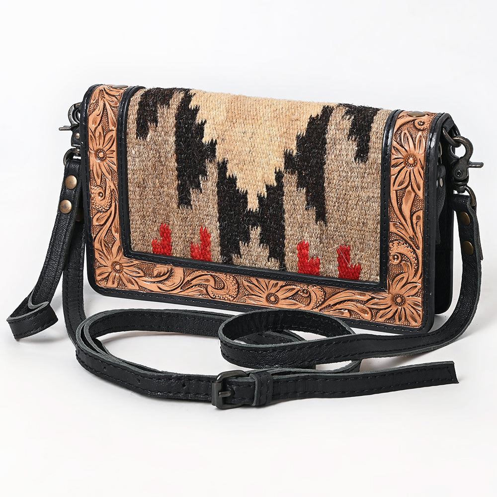 American Darling Organiser Hand Tooled Saddle Blanket  display picture 3