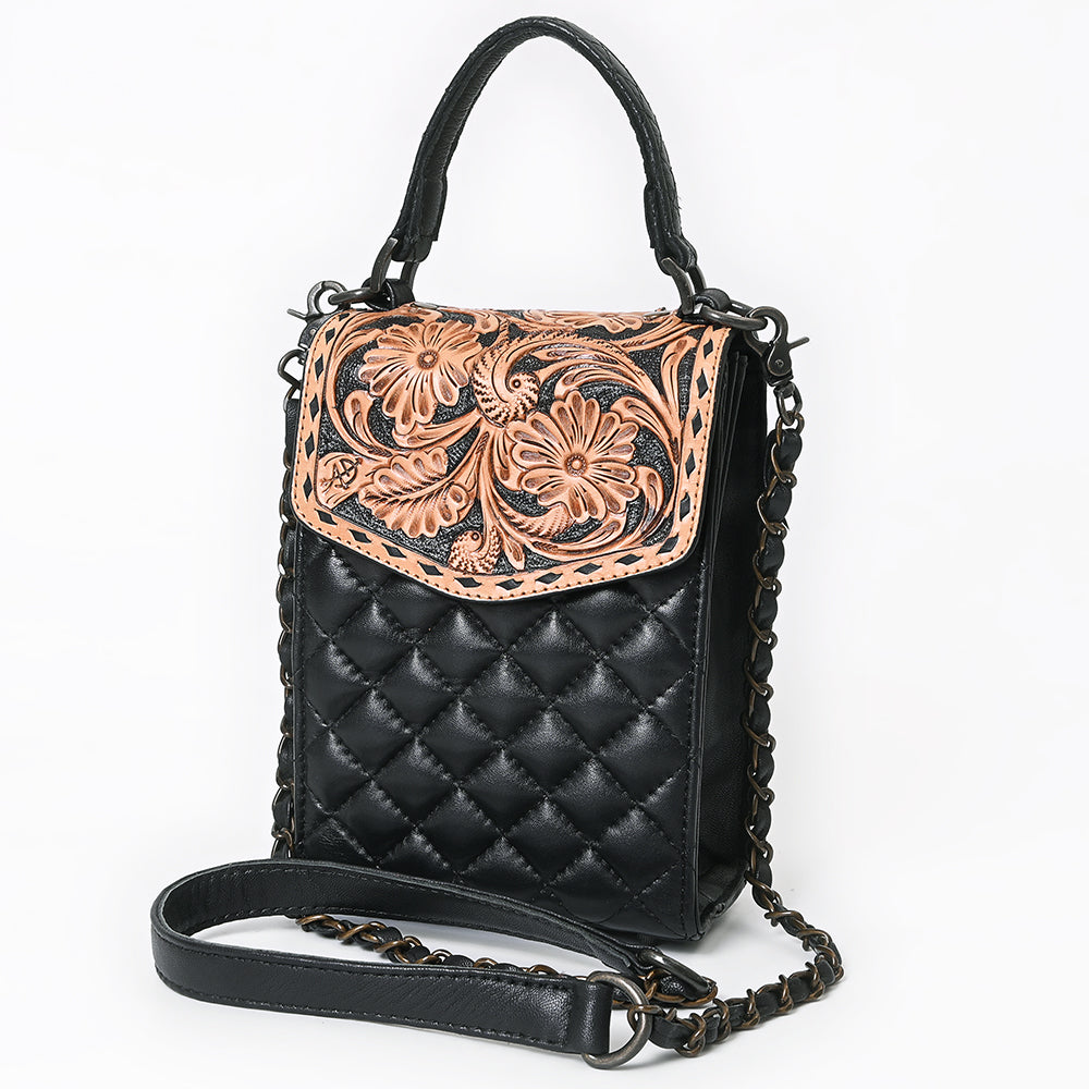 American Darling Cell Phone Case Beautifully Hand tooled Leather women bag Handbag