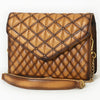 American Darling Envelope Bag Beautifully Quilted Genuine Leather women