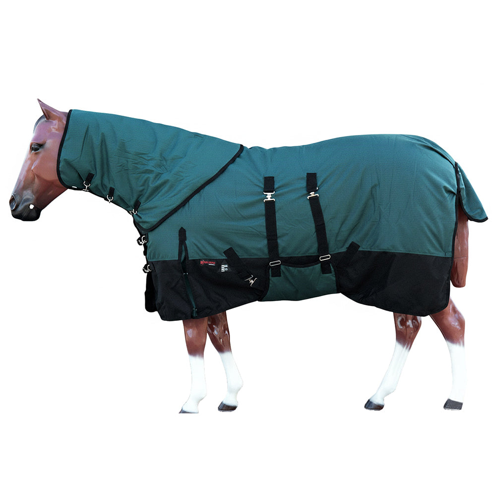 Hilason 1200D Waterproof Winter Horse Turnout Blanket Neck Cover Belly Wrap