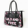 Never Mind Tote Genuine Leather Women Bag Western Handbag Purse