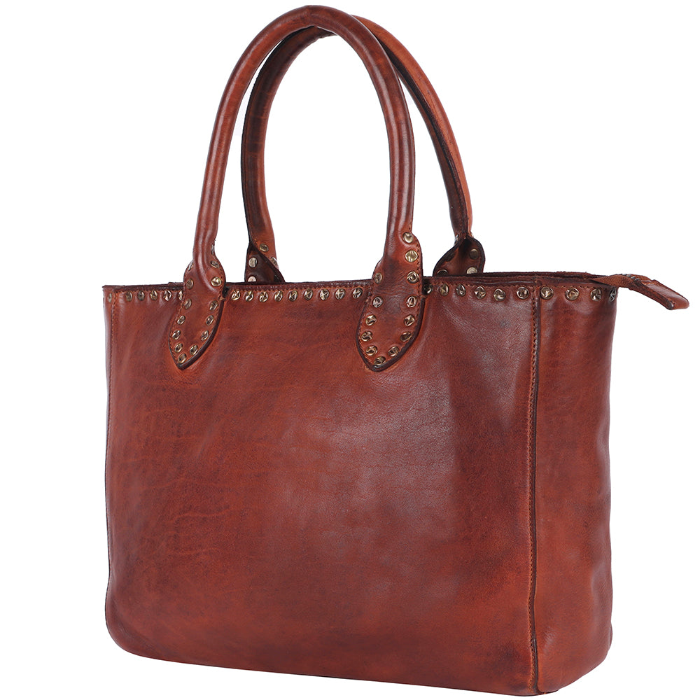 Spaghetti Western Tote Genuine Leather women bag handbag purse