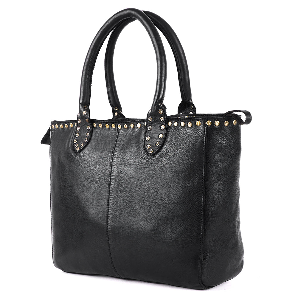 Spaghetti Western Tote Genuine Leather women bag handbag purse