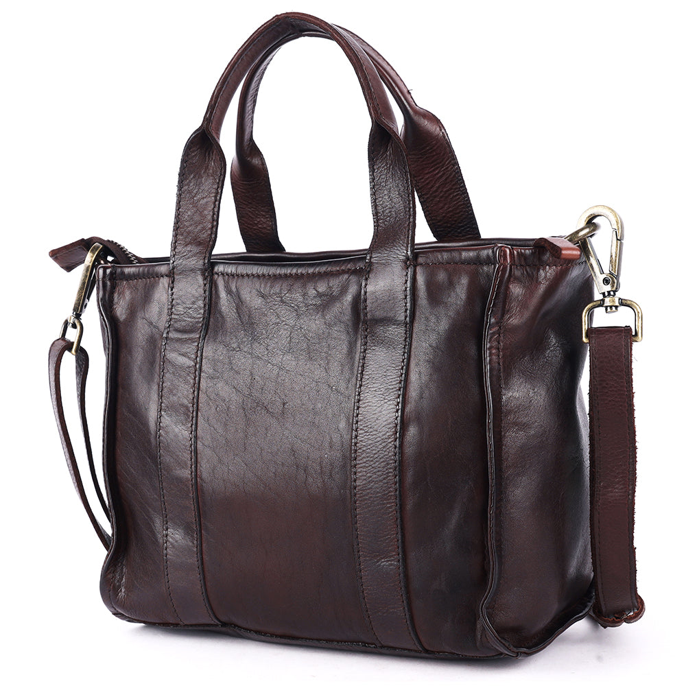 Spaghetti Western Tote Genuine Leather women bag handbag purse