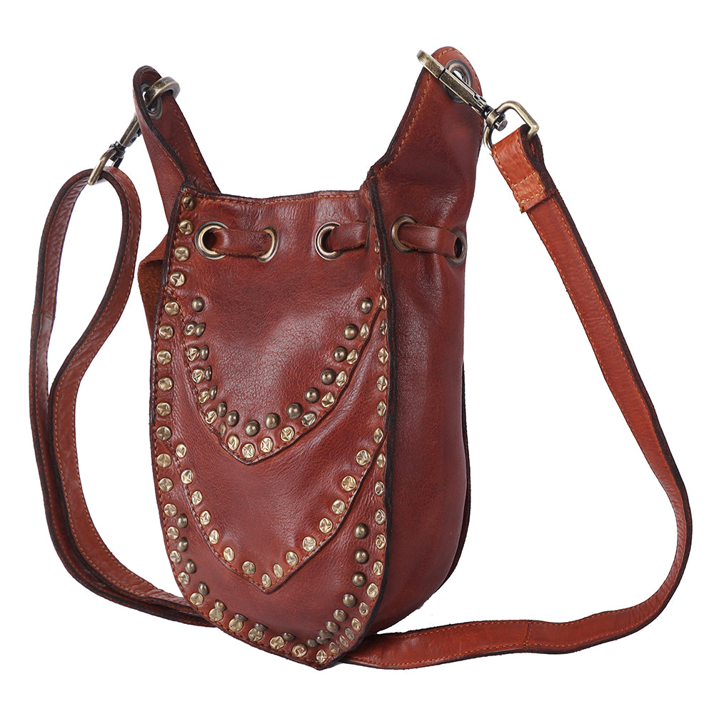Spaghetti Western Crossbody Genuine Leather women bag handbag purse