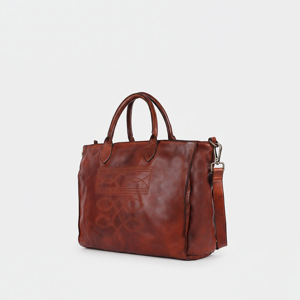 Spaghetti Western Tote Genuine Leather women bag handbag purse