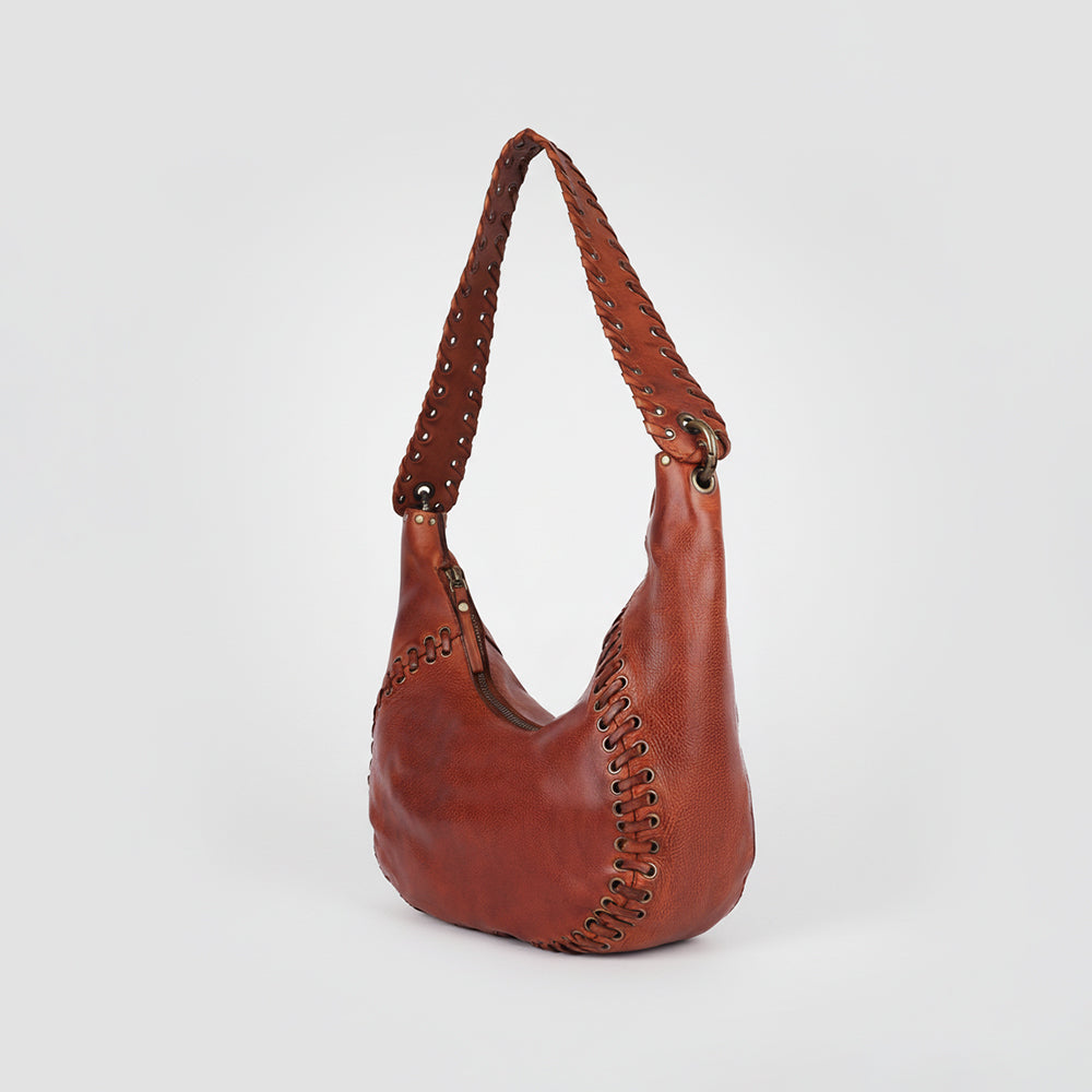 Spaghetti Western Hobo Genuine Leather women bag handbag purse