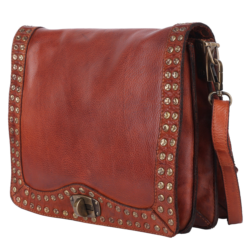 Spaghetti Western Crossbody Genuine Leather women bag handbag purse
