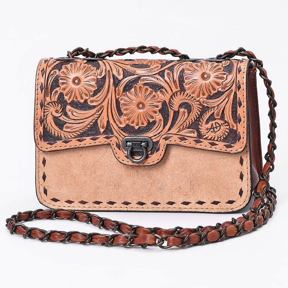American Darling Crossbody Bag Hand Tooled Genuine Leather Women's Handbag