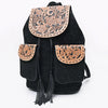 American Darling Backpack Bag Hand Tooled Floral Carved Damascus Leather Western Laptop Bag for Women