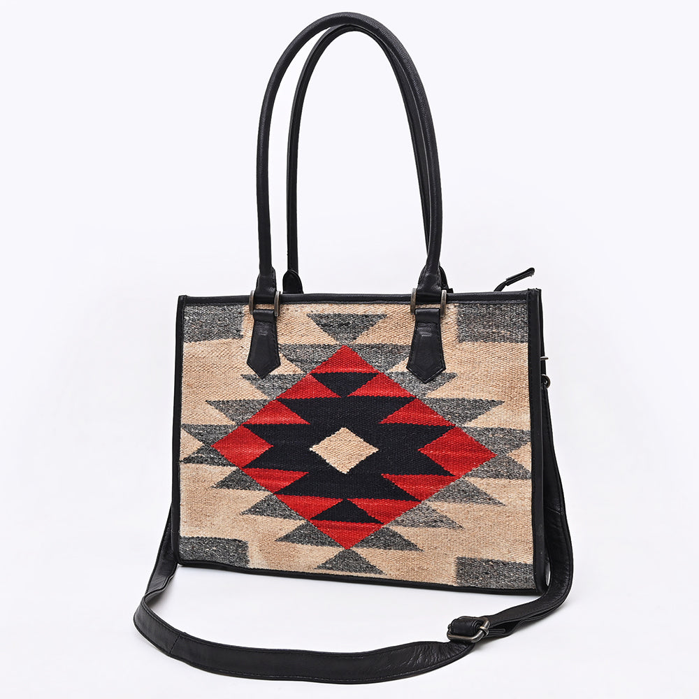 American Darling Tote Beautifully Saddle Blanket Genuine Leather women handbag