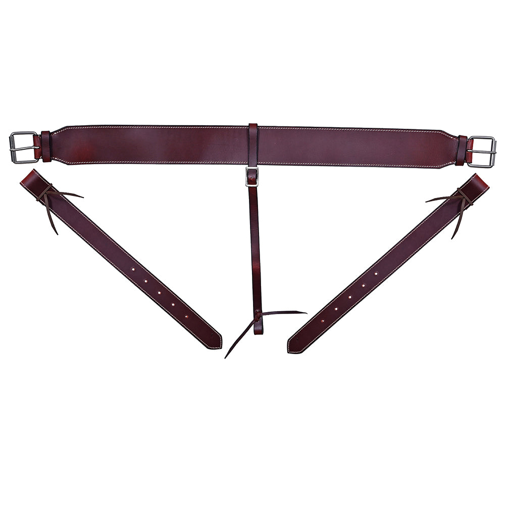 HILASON Western Horse American Leather Girth Cinch Dark Brown