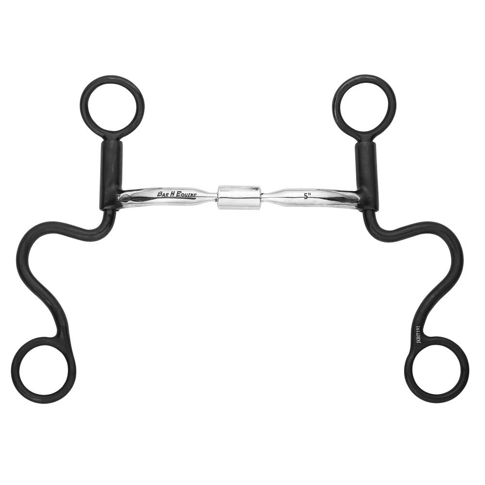 BAR H EQUINE Western Antique Short Shank Bit with Comfort Mouthpiece
