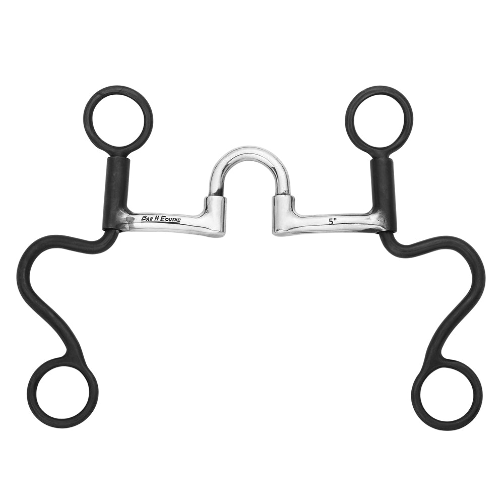 BAR H EQUINE Western Antique Short Shank Bit with Correction Mouthpiece