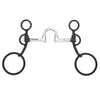 BAR H EQUINE Western Antique Cowboy Shank Bit with Correction Mouthpiece