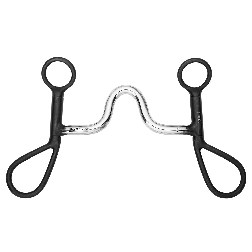 BAR H EQUINE Western Antique Tear Drop Shank Bit with High Port