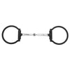 BAR H EQUINE Western Antique Fixed D Ring Snaffle Bit Single Jointed