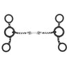 BAR H EQUINE Cowhorse Junior Gag Bit Sweet Iron w/ Twisted Wire & Dogbone Mouthpiece
