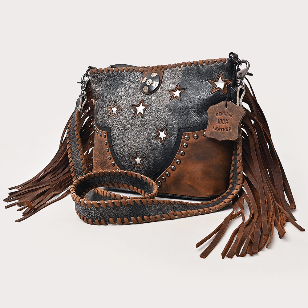 American Darling Women's Crossbody Bag Western Full Grain Genuine Leather Handbag