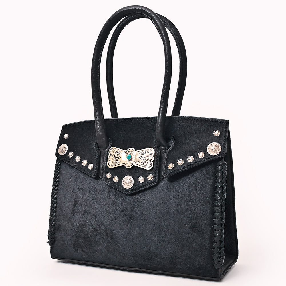 American Darling Women's Tote Bag Western Hair-On Genuine Leather Handbag