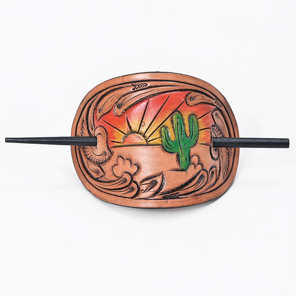 American Darling Leather Hair Stick Barrette Hair Accessories