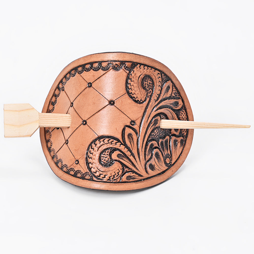 American Darling Leather Hair Stick Barrette Hair Accessories