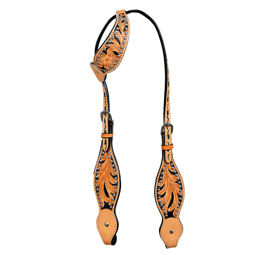 Western Horse One Ear Headstall Tack Bridle American Leather Hilason