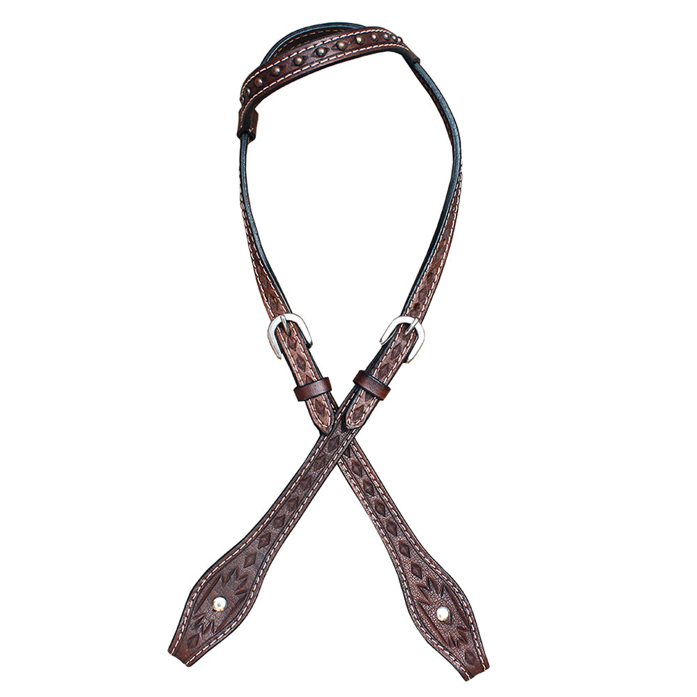 Horse ONE Ear Bridle Headstall Brown