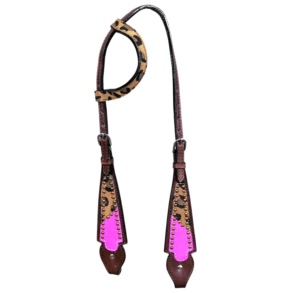 HILASON Western Horse Headstall Breast Collar Genuine American Leather Dark Brown